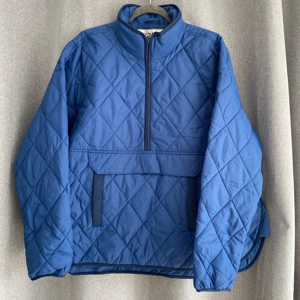 NWT Alpine Design Women's Quilted Anorak Mountain Lake Blue XL